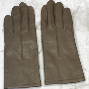 Fownes Leather Gloves for Women Lined Size 7.5 Vintage